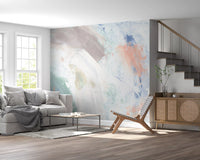 Pastel Whispers Abstract Wall Mural Wall Mural