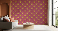 Gatsby Glamour Art Deco Fan Wallpaper Wallpaper⁠