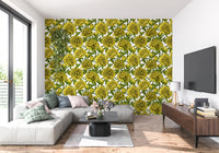 Golden Peony Blossom Wallpaper Wallpaper⁠