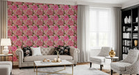 Romantic Blush Peony Botanical Wallpaper