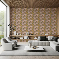 King Protea and Pincushion Botanical Wallpaper
