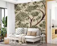 Never Ending Trailing Tree - Summer Wall Mural