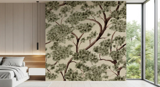Never Ending Trailing Tree - Summer Wall Mural