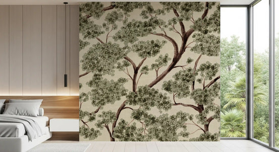 Never Ending Trailing Tree - Summer Wall Mural
