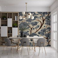 Never Ending Trailing Tree - Winter Wall Mural
