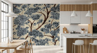 Never Ending Trailing Tree - Winter Wall Mural