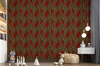 Imperial Crimson Tiger Wall Decor Wallpaper⁠