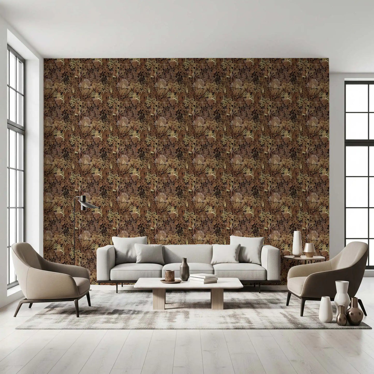 Rustic Thick Jungle Canopy Wallpaper⁠