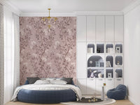 Delicate Blush Chinoiserie Blossom Wallpaper Wallpaper⁠