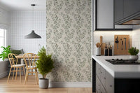 Serene Jasmine Branches Botanical Wallpaper Wallpaper⁠
