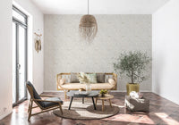 Delicate Meadow Silhouette Neutral Wallpaper Wallpaper⁠