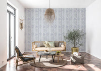 Vintage Lavender Trails Floral Wallpaper Wallpaper⁠