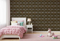 Enchanted Forest Lynx Tapestry Wallpaper Wallpaper⁠