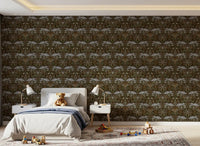 Enchanted Forest Lynx Tapestry Wallpaper Wallpaper⁠