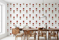 Red Mughal Blossom Wallpaper Wallpaper⁠