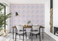 Whimsical Pastel Meadow Floral Wallpaper Wallpaper⁠