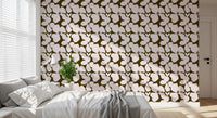 Earthy Olive and Blush Bold Floral Wallpaper Wallpaper⁠
