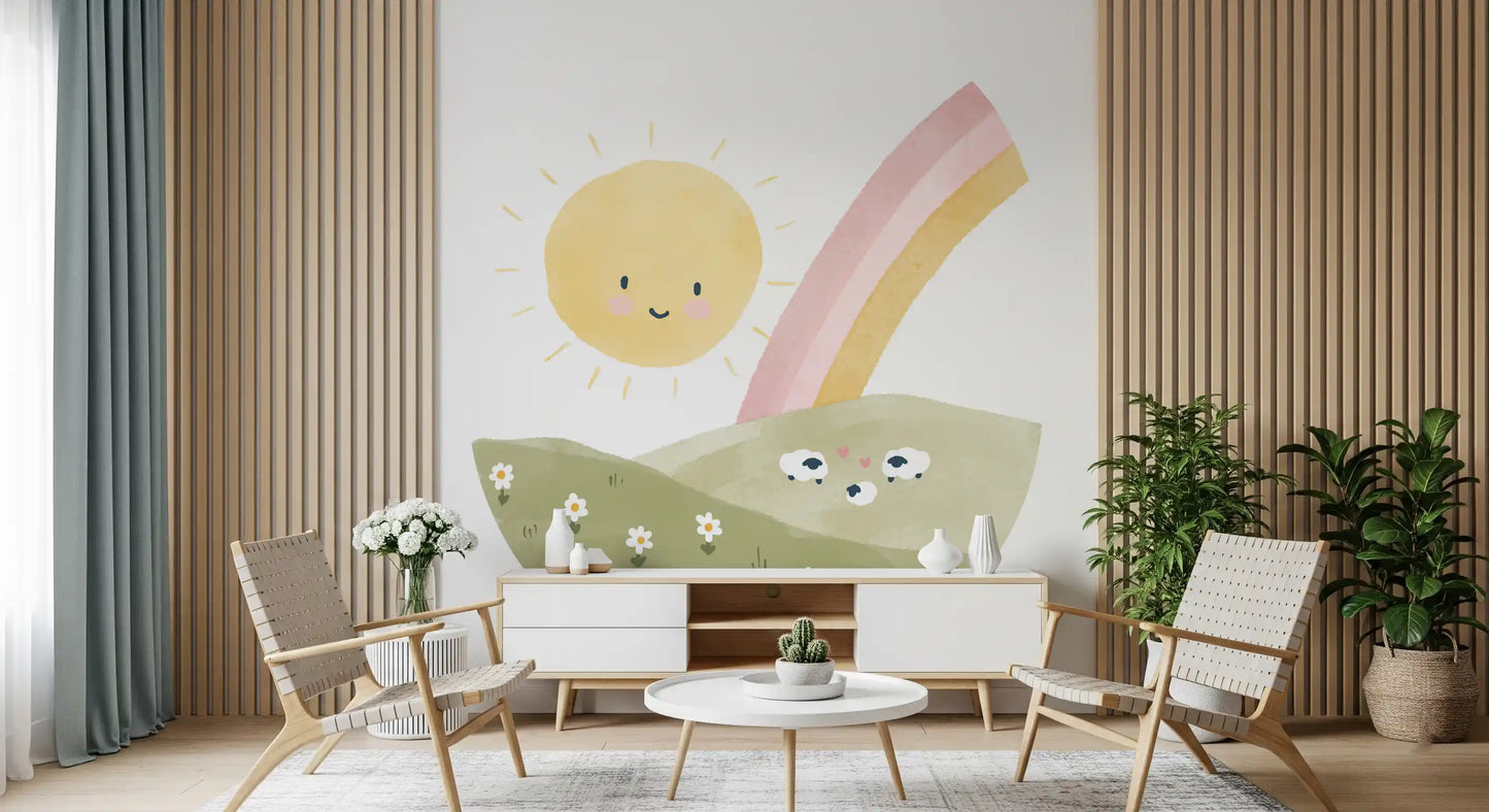 Welcome to the Flock Wall Mural