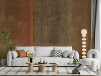 Rustic Earth Tones Color Block Wallpaper Wall Mural