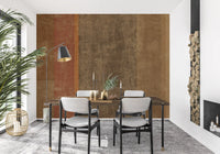 Rustic Earth Tones Color Block Wallpaper Wall Mural