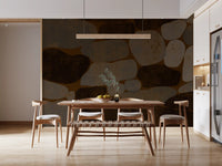 Textured Cobblestone Haven Wallpaper Wall Mural