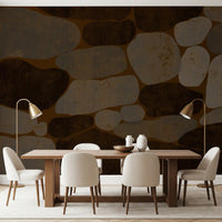 Textured Cobblestone Haven Wallpaper Wall Mural