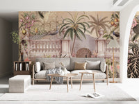 Royal Peacock Garden Mural Wallpaper Wall Mural