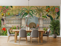 Vintage Imperial Golden Garden  Wall Mural