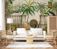 Regal Peacock Terrace Wall Mural Wall Mural
