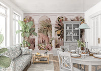 Mughal Colonnade Safari Jungle Wallpaper Wall Mural
