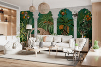 Majestic Mughal Archway Safari Wall Mural Wall Mural