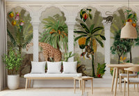 Imperial Vintage Archway Tropical Safari Mural Wall Mural