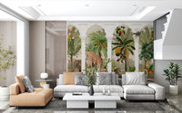 Imperial Vintage Archway Tropical Safari Mural Wall Mural