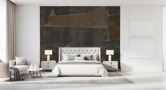 Modern Earthy Stone Slab Wall Mural