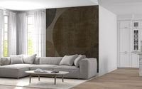 Different sphere sizes give the Concrete Geometric wall mural depth, GD10813
