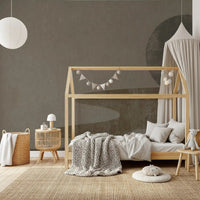 Restful bedroom paired with the Zen Dusk Landscape wall mural GD10814
