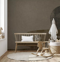 Muted tones steady a Nursery area  the Zen Dusk Landscape wall mural GD10814
