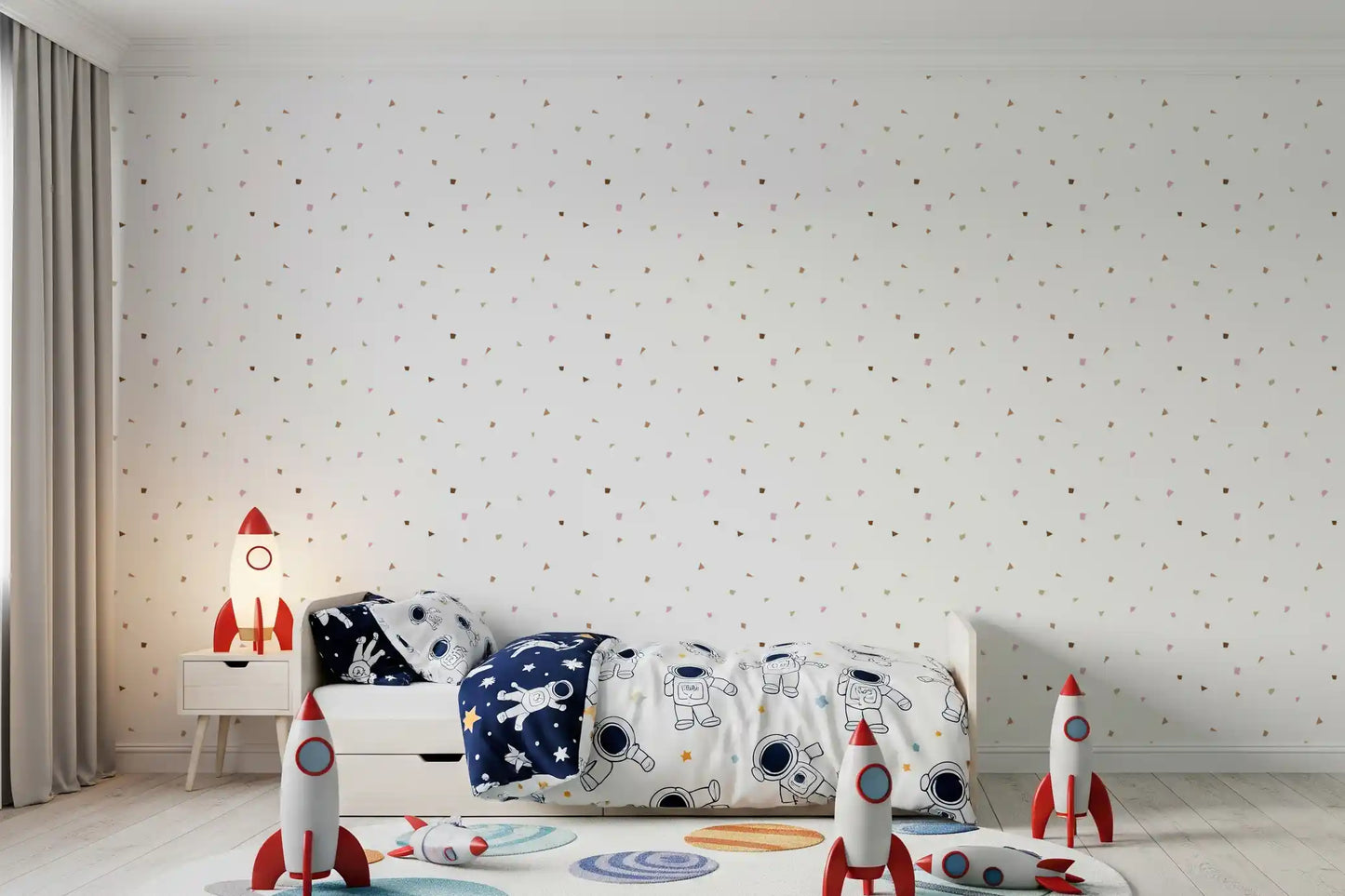 Minimalist Pastel Confetti Terrazzo Wallpaper Wallpaper⁠