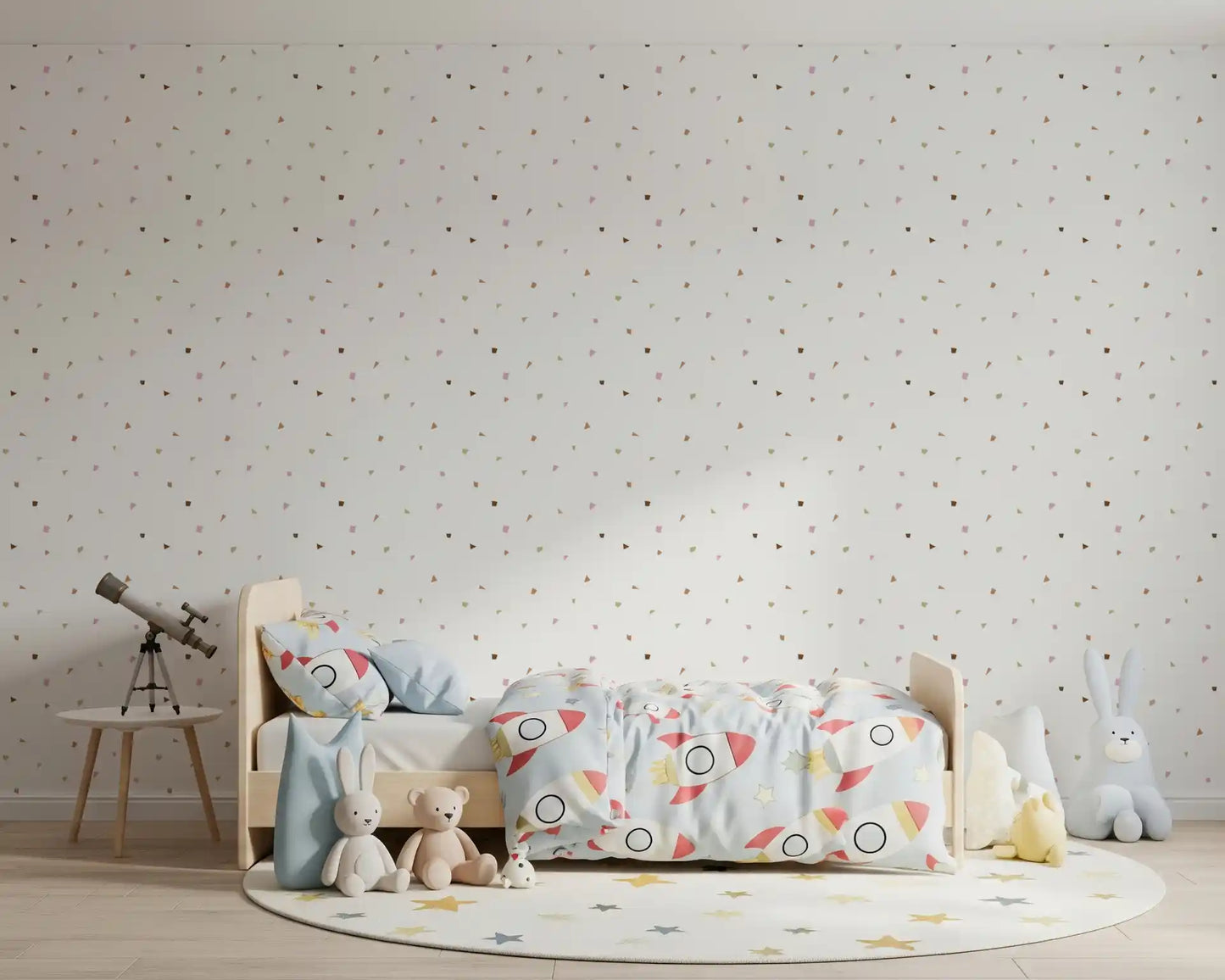 Minimalist Pastel Confetti Terrazzo Wallpaper Wallpaper⁠