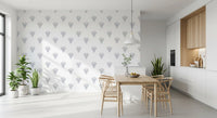 Neoclassical Palm Motif Wallpaper Wallpaper⁠