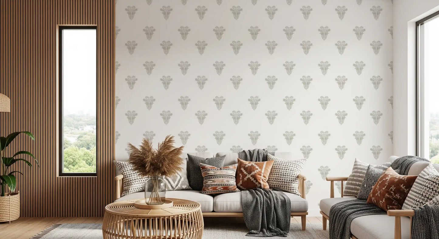 Minimalist Deco Palm Frond Wallpaper Wallpaper⁠