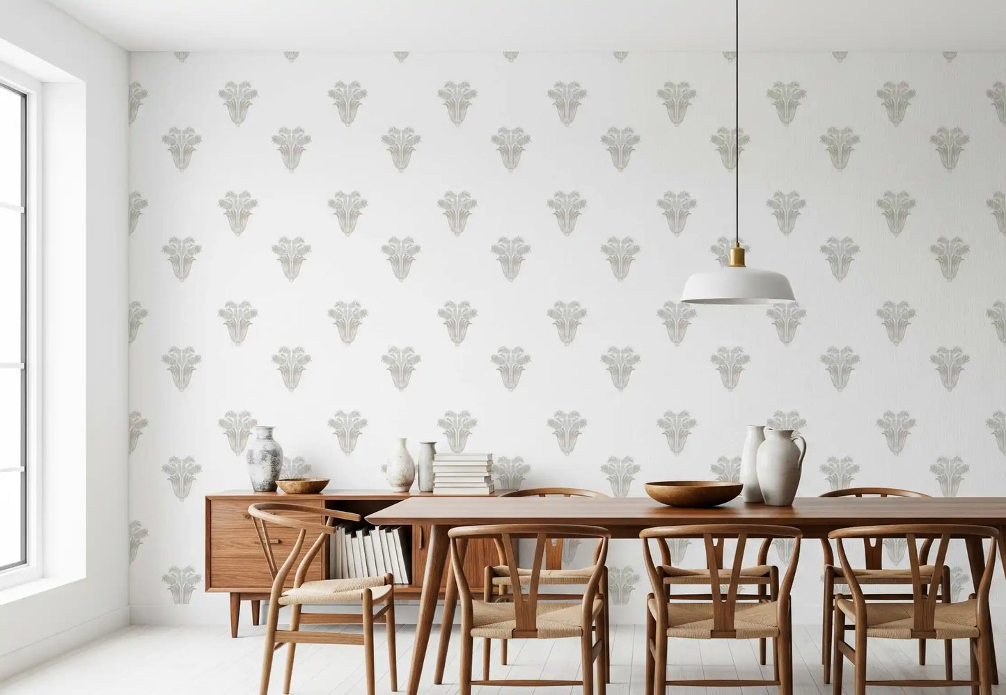 Minimalist Deco Palm Frond Wallpaper Wallpaper⁠