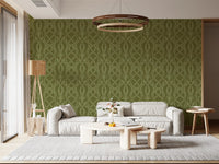 Sage Laurel Trellis Botanical Wallpaper Wallpaper⁠