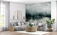 Whispering Mist Watercolor Landscape Wall Mural