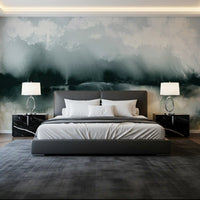 Whispering Mist Watercolor Landscape Wall Mural