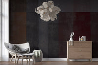 Moody Geometric Block Industrial Wallpaper Wall Mural