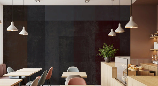 Moody Geometric Block Industrial Wall Mural