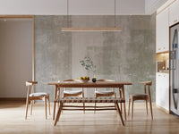 Weathered concrete texture roughens the Muted Geometric Panels wall mural GD10863
