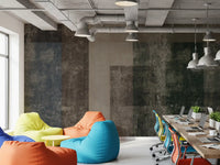 Olive and brown tones meet warm tan in this brutalist color block wall mural, GD10864

