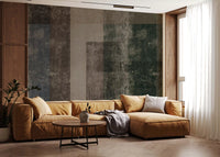 Cracked, faded texture coats each panel of this color block wall mural, GD10864
